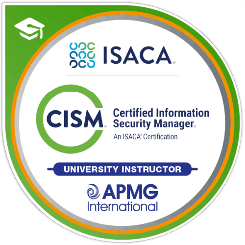 CISM University Instructor badge